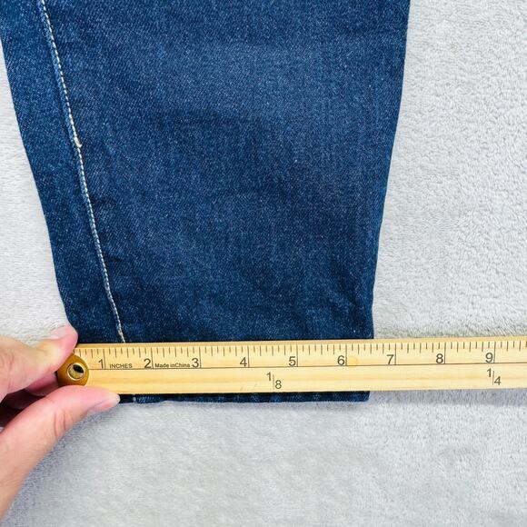 Current/Elliott Jeans Women 26 Dark Wash Blue Denim The Borderline Skinny 26" HR - Picture 9 of 12